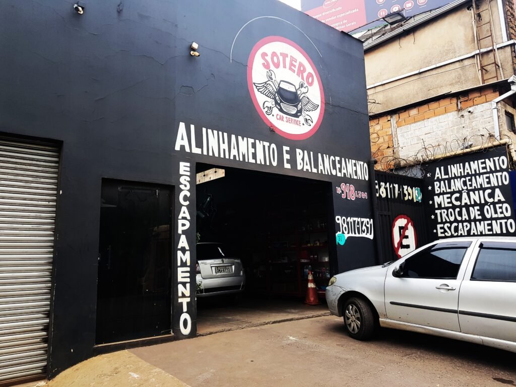 Fachada da Sotero Car Service na Av. Toronto, 918, no Jardim Canadá