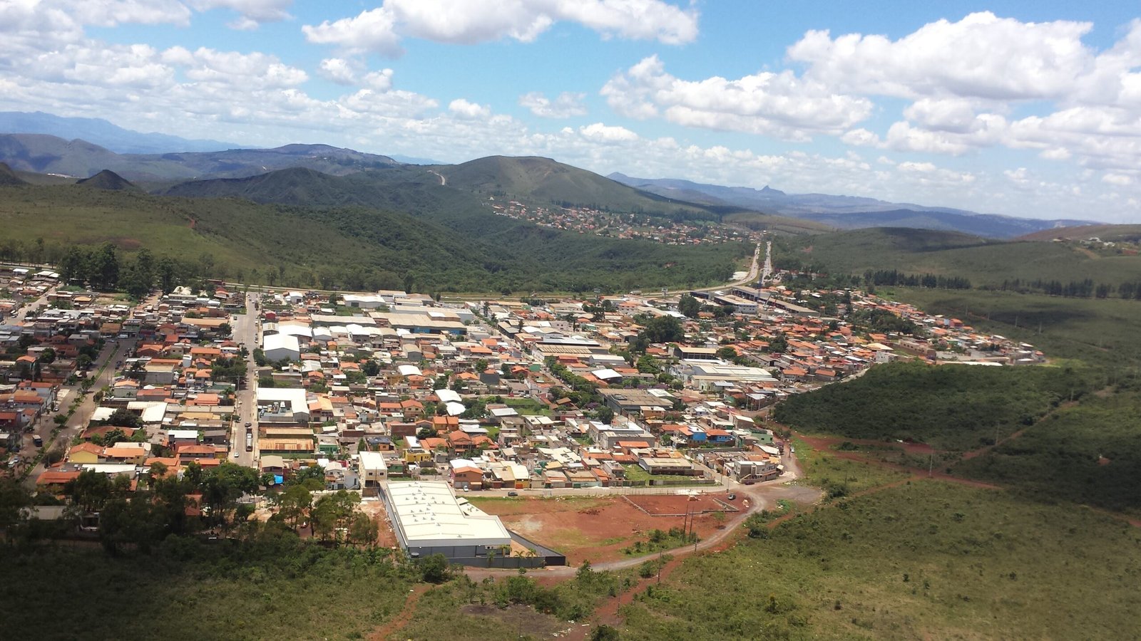 Vista aérea do Jardim Canadá, em Nova Lima, Minas Gerais